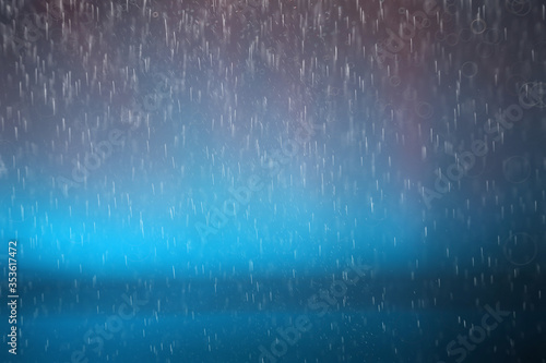 abstract background rain sea calm drops splashes, view of calm sea and wet weather