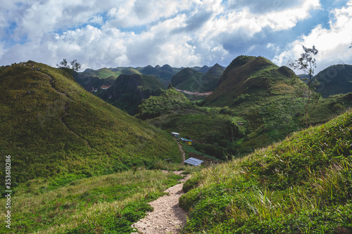 Beautiful landscape in Cebu near to Osmena Peak, Philippines