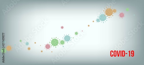 Covid-19 Quarantine nCoV Banner. Virus Protection Flat Corona Web 