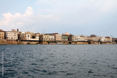 Skyline of the old town of Taranto  Puglia  Italy