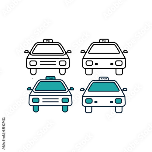 Taxi car icon © My