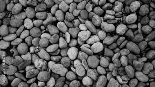 black pebble stone texture background