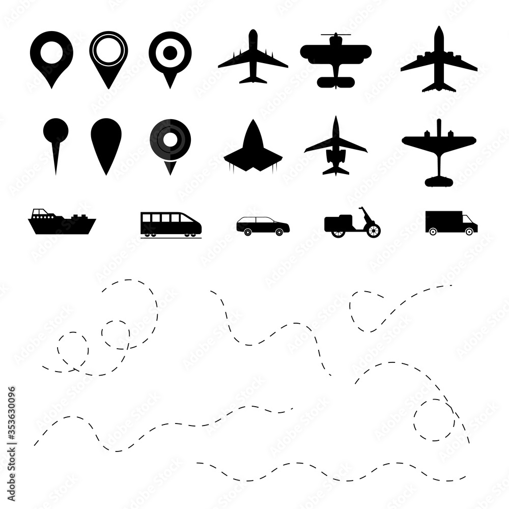 path-flight-travel-plane-and-trip-transport-symbols-set-of-airplane