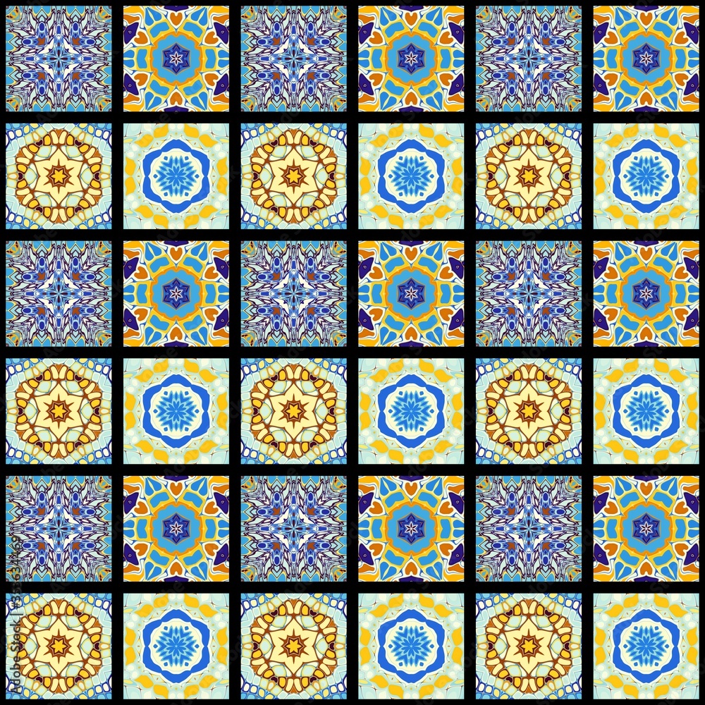 Digital art fractal background. Psychedelic futuristic abstract pattern. Digital art fractal background. Psychedelic futuristic abstract pattern.