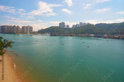 View of Hong Kong in the daytime.