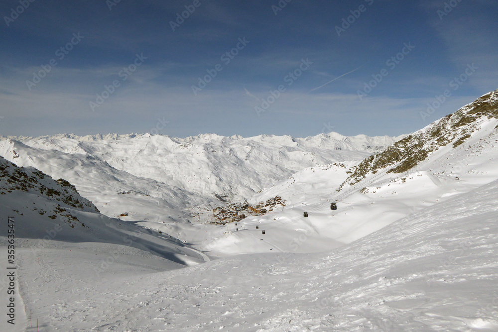 Val Thorens Three Valleys Ski Region French Alps France