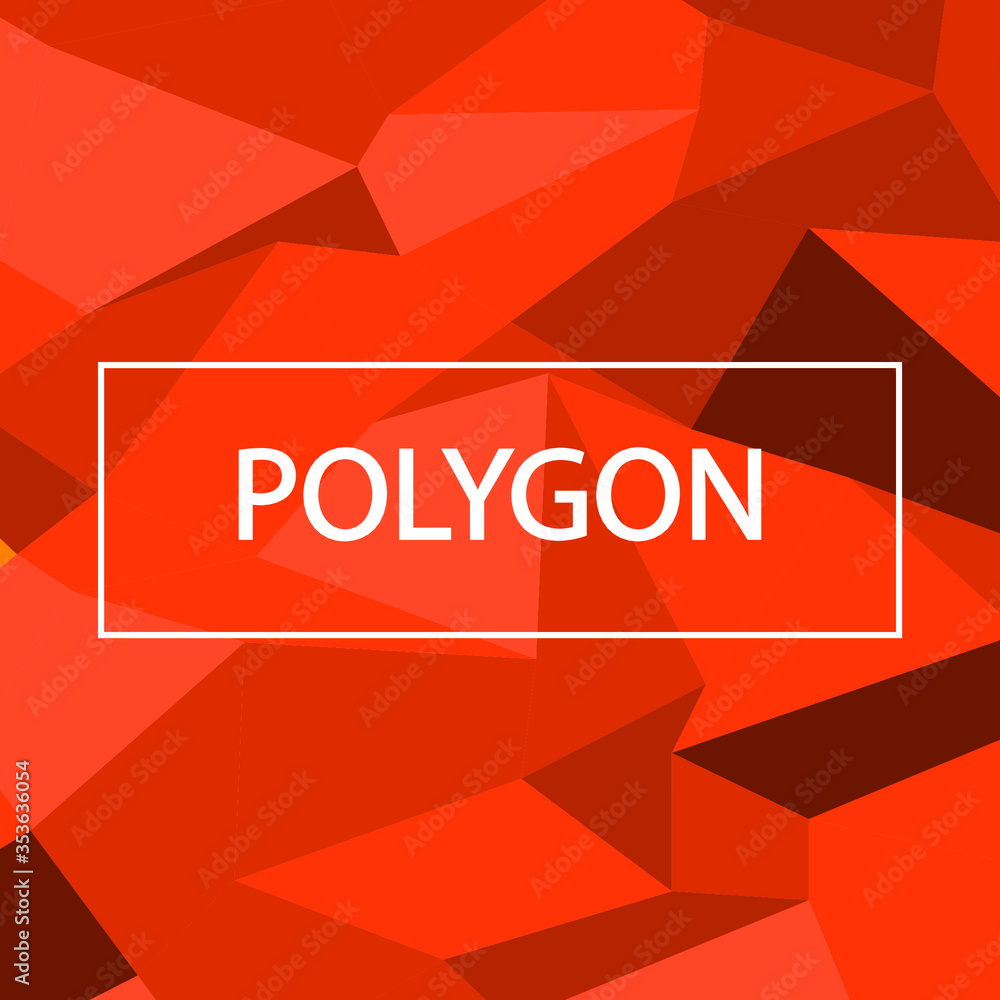 Vector Polygon Abstract Polygonal Geometric Triangle Background. EPS 10 vector.