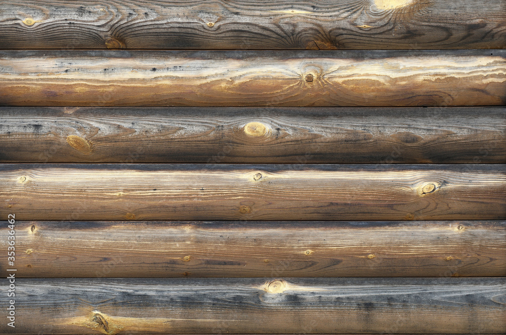 Old wood horizontal texture for brown background Old wood horizontal texture for brown background