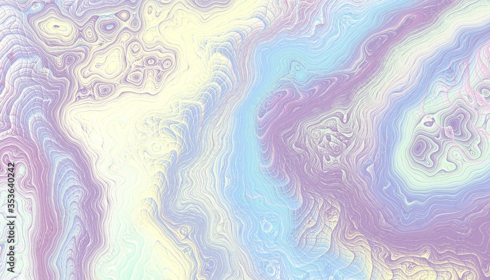 Abstract wavy fractal Abstract wavy fractal