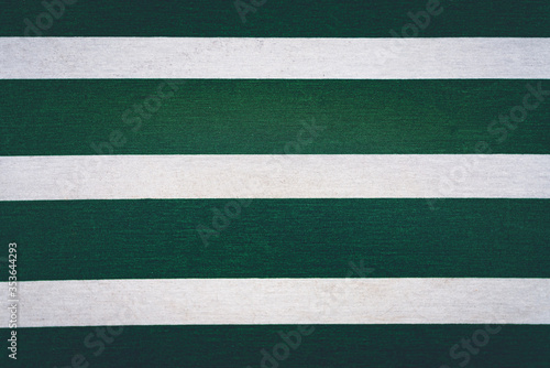White and green line cloth. Green and white fabric pattern. Suitable for creating a background.