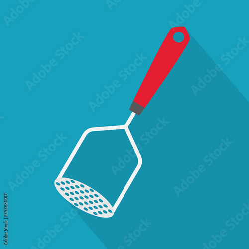 potato masher icon- vector illustration