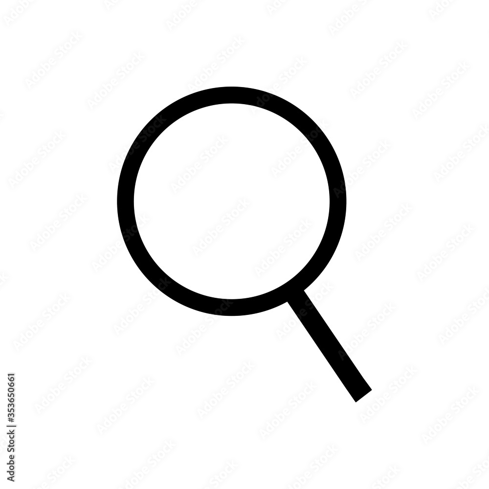 Magnifying glass icon. Search symbol. Magnifier or loupe sign flat style Magnifying glass icon. Search symbol. Magnifier or loupe sign flat style