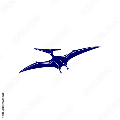 Pterosaurs logo design vector. Icon Symbol. Template Illustration