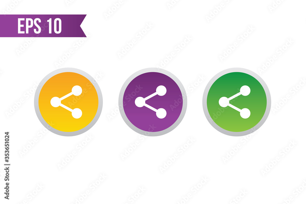 share button icon / link button for websites / applications share button icon / link button for websites / applications