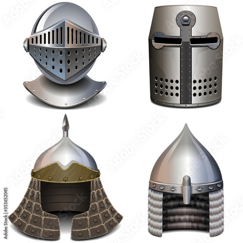 Vector Knight Helmet Set