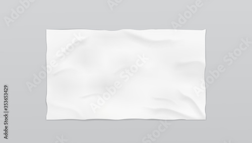 Clear White Soft Beach Towel For Branding