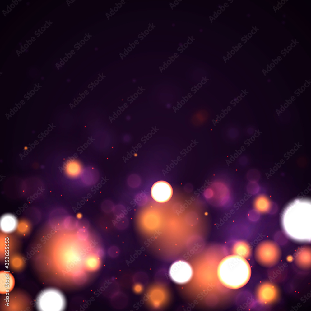 Obraz premium Colorful lights bokeh