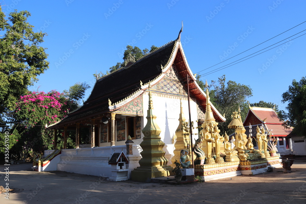 Temple à Luang Prabang, Laos	