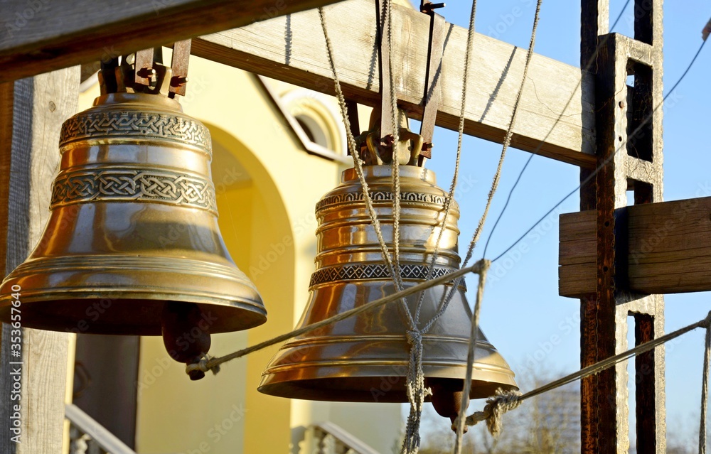 Bells of the Transfiguration Church in Gomel. Belarus