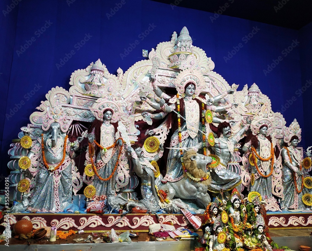 Fototapeta premium Maa Durga Stock Photos & Maa Durga Stock Images