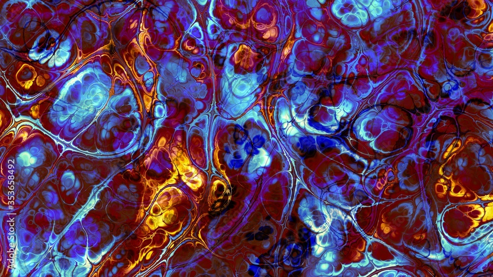 Obraz premium Psychedelic retro abstract background