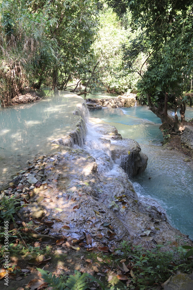Obraz premium Chutes de Kuang Si, Laos