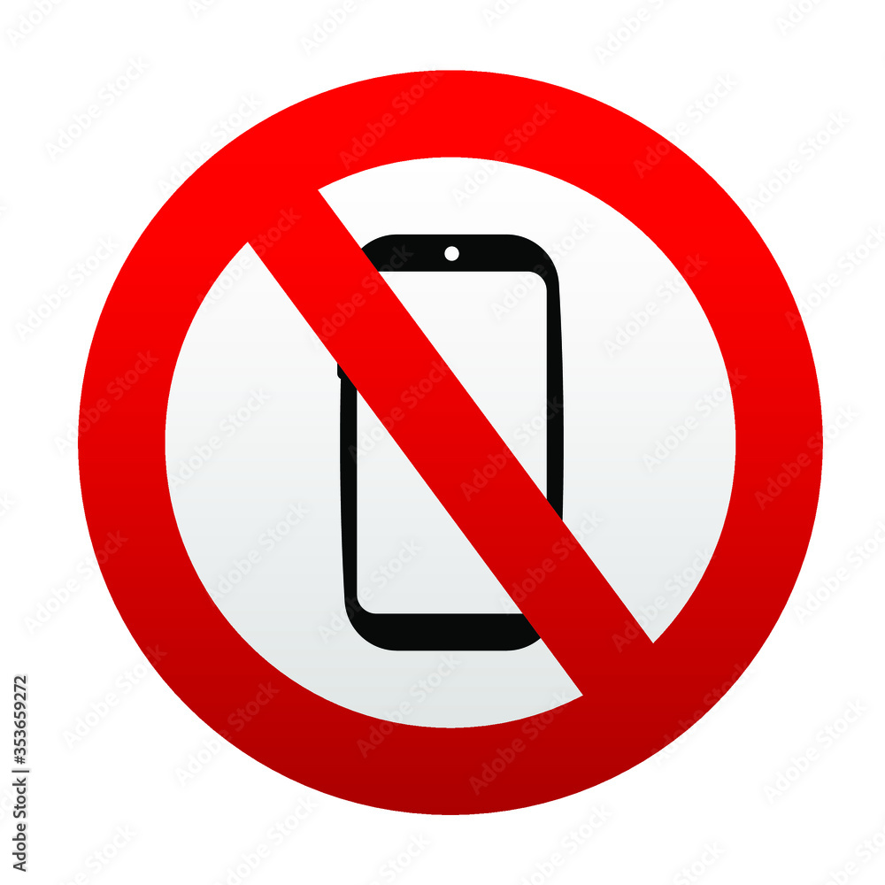 no mobil phone sign no mobil phone sign