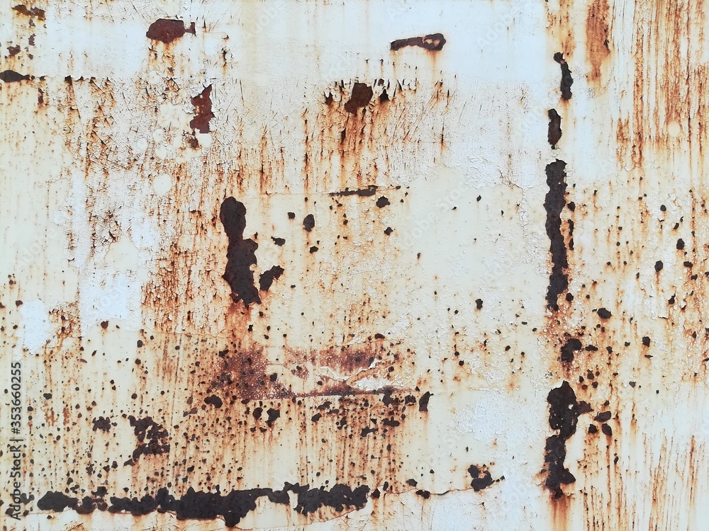 Old rusted metal surface background 