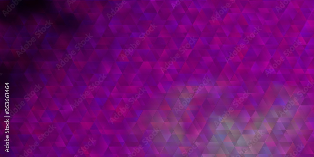 Light Pink vector pattern with lines, triangles. Light Pink vector pattern with lines, triangles.