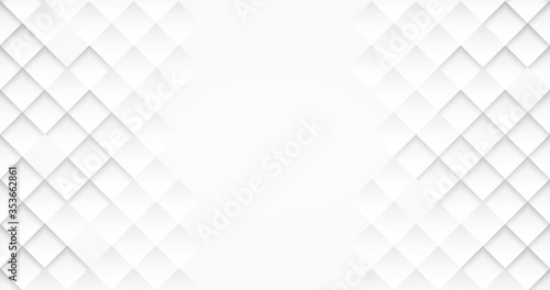 Abstract. paper square white background. light and shadow. Vector.