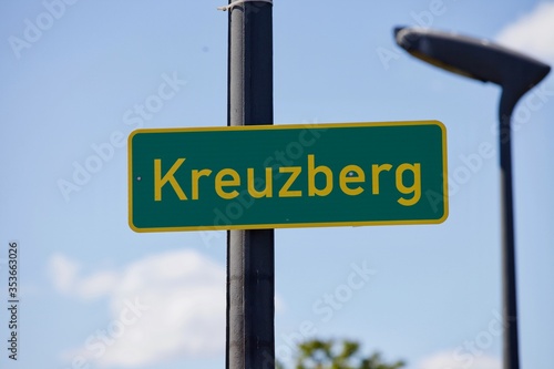 Sign of the Kreuzberg neigborhood in Berlin