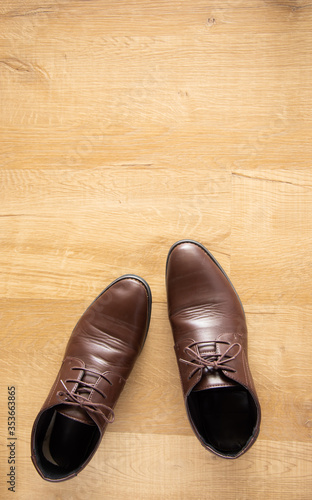 brown man leather shoe © chee siong teh