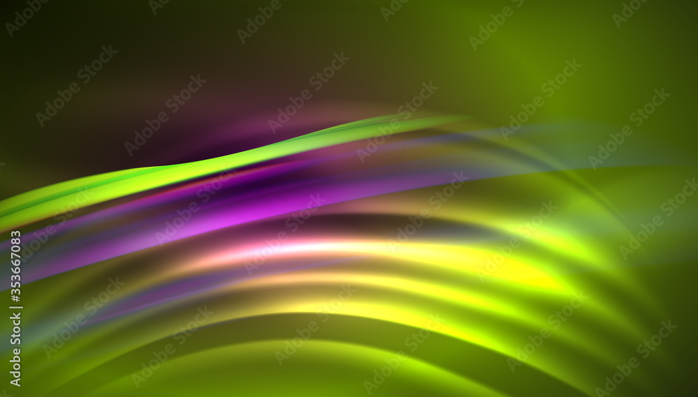 Fluid wave lines background. Trendy abstract layout template for business or technology presentation, internet poster or web brochure cover, wallpaper Fluid wave lines background. Trendy abstract layout template for business or technology presentation, internet poster or web brochure cover, wallpaper