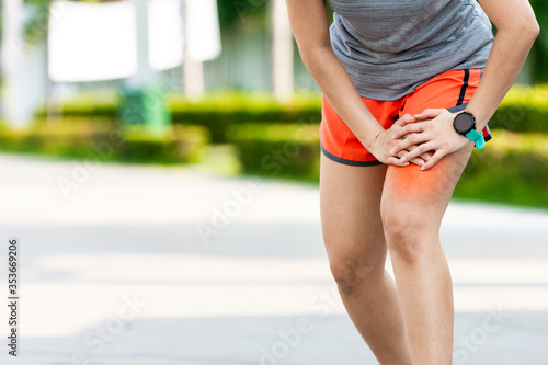 Thigh pain while exercising in the city
