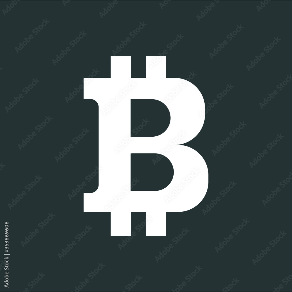 Bitcoin sign icon for internet money. Crypto currency symbol and coin image for using in web projects or mobile applications. Blockchain based secure cryptocurrency. Isolated vector illustration. Bitcoin sign icon for internet money. Crypto currency symbol and coin image for using in web projects or mobile applications. Blockchain based secure cryptocurrency. Isolated vector illustration.