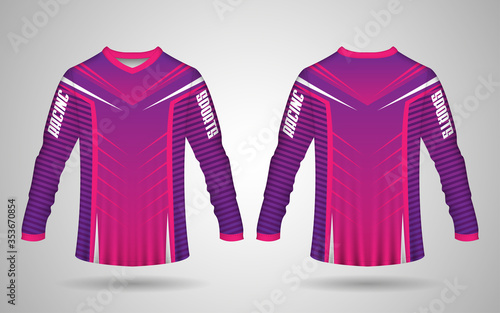 Sports jersey template, Motorcycle jersey template