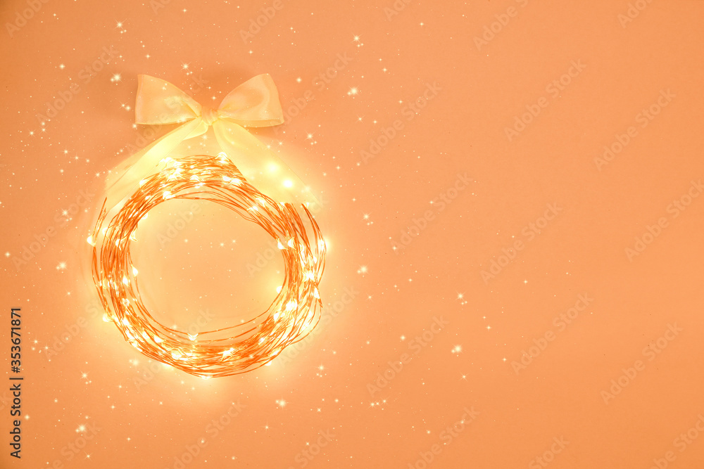 Christmas and New Year holiday background. Xmas greeting card. Golden Christmas decoration. Noel. Top view. Flat lay. Christmas and New Year holiday background. Xmas greeting card. Golden Christmas decoration. Noel. Top view. Flat lay.