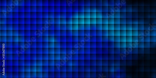 Dark BLUE vector template with rectangles.