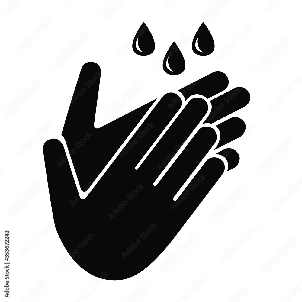 Wash hands black and white silhouette vector for prevent corona-virus. black and white vetor eps 10 for web and printing purpose. wash your hands using sanitizer. Wash hands black and white silhouette vector for prevent corona-virus. black and white vetor eps 10 for web and printing purpose. wash your hands using sanitizer.