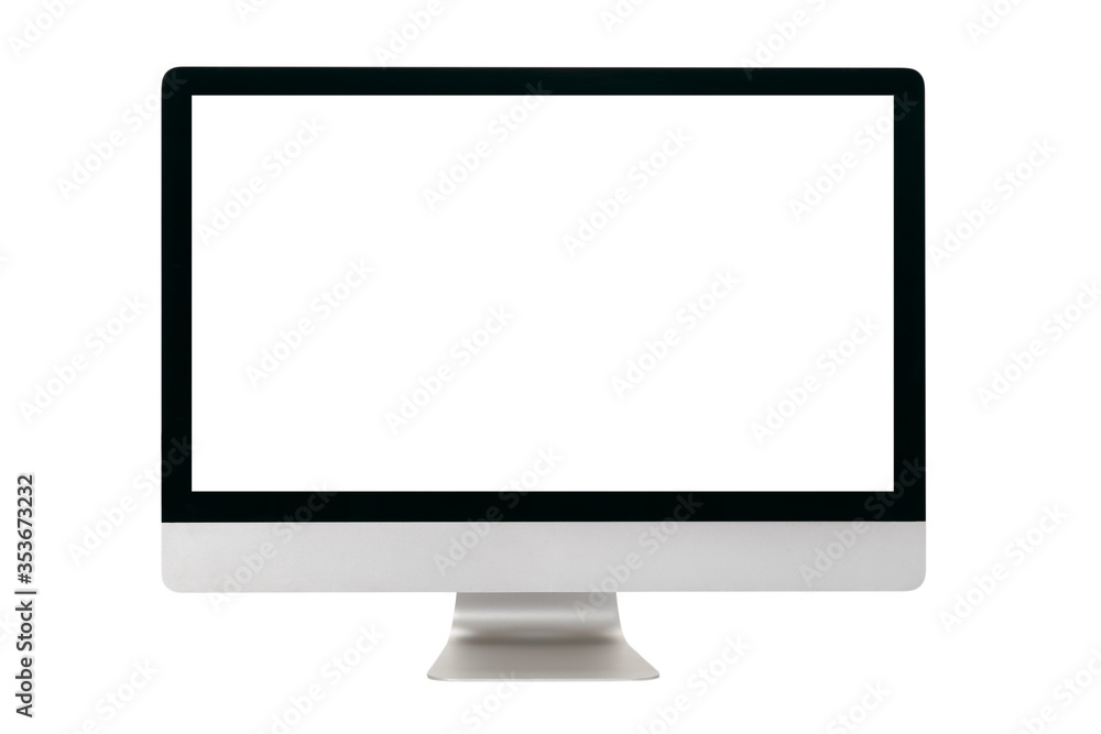 Computer monitor isolated Computer monitor isolated