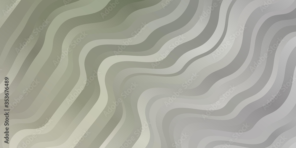 Obraz premium Light Gray vector layout with wry lines. Colorful illustration in abstract style with bent lines. Pattern for booklets, leaflets.