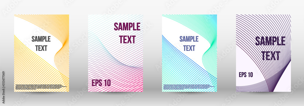 Geometric template with lines Geometric template with lines