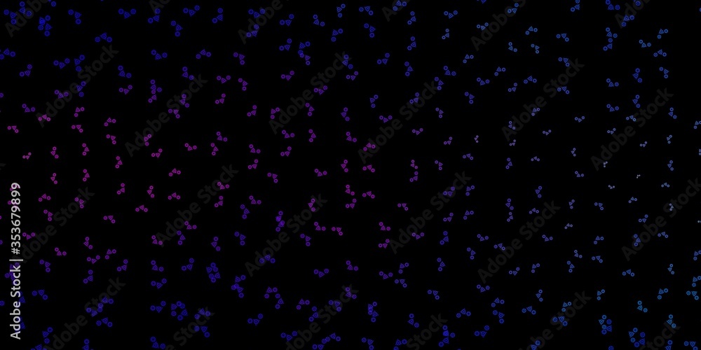 Dark Blue, Red vector background with occult symbols. Dark Blue, Red vector background with occult symbols.