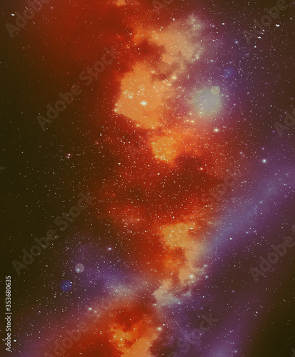 Space wallpaper, vertical. photo