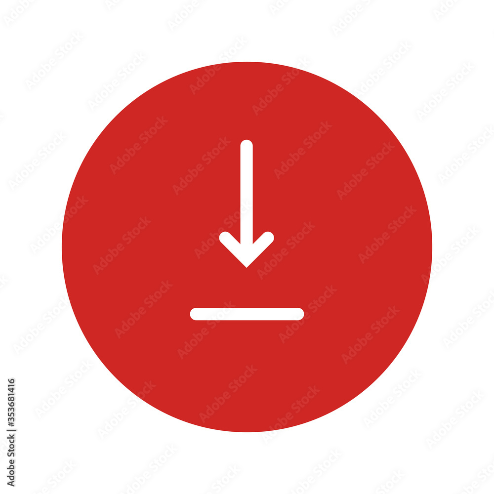 Download content icon. Downloading media symbol. User interface button. Down straight arrow for multimedia navigation. Networking. Sign for web and mobile. Simple arrow to baseline. Vector. Background Download content icon. Downloading media symbol. User interface button. Down straight arrow for multimedia navigation. Networking. Sign for web and mobile. Simple arrow to baseline. Vector. Background