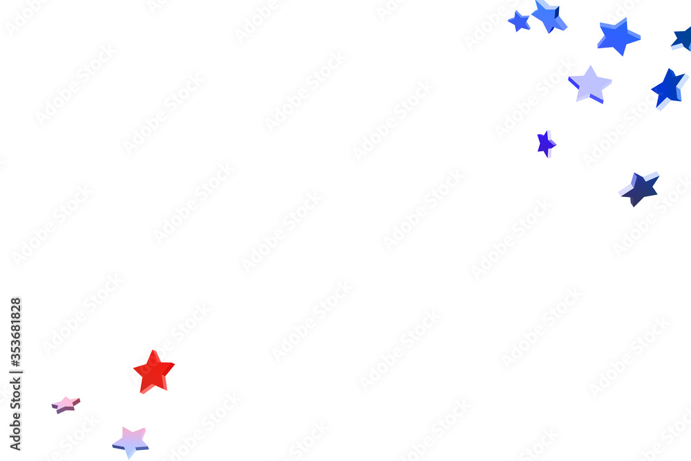 Abstract confetti flying star. Abstract confetti flying star.