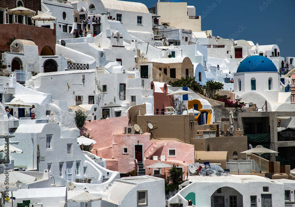 Fototapeta premium Oia village on Santorini island, Greece