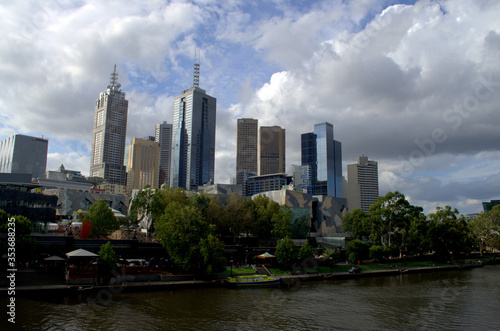 View of Melbourne Skyline, cityscape, Australia
