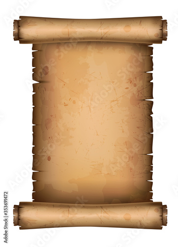 old paper scroll