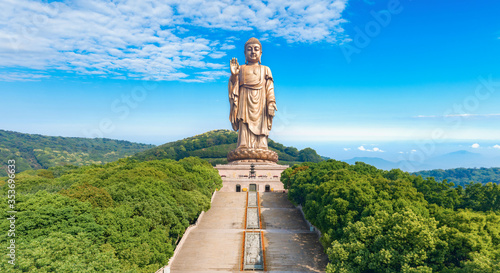 Photography Lingshan Giant Buddha Tourism Scenic Area, Wuxi City, Jiangsu Province, China